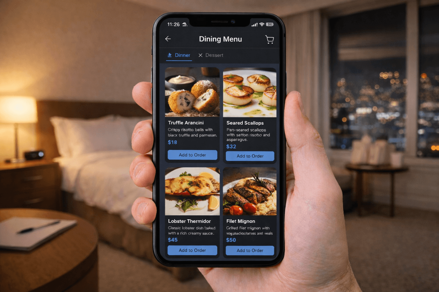 Browse, upsell & book services