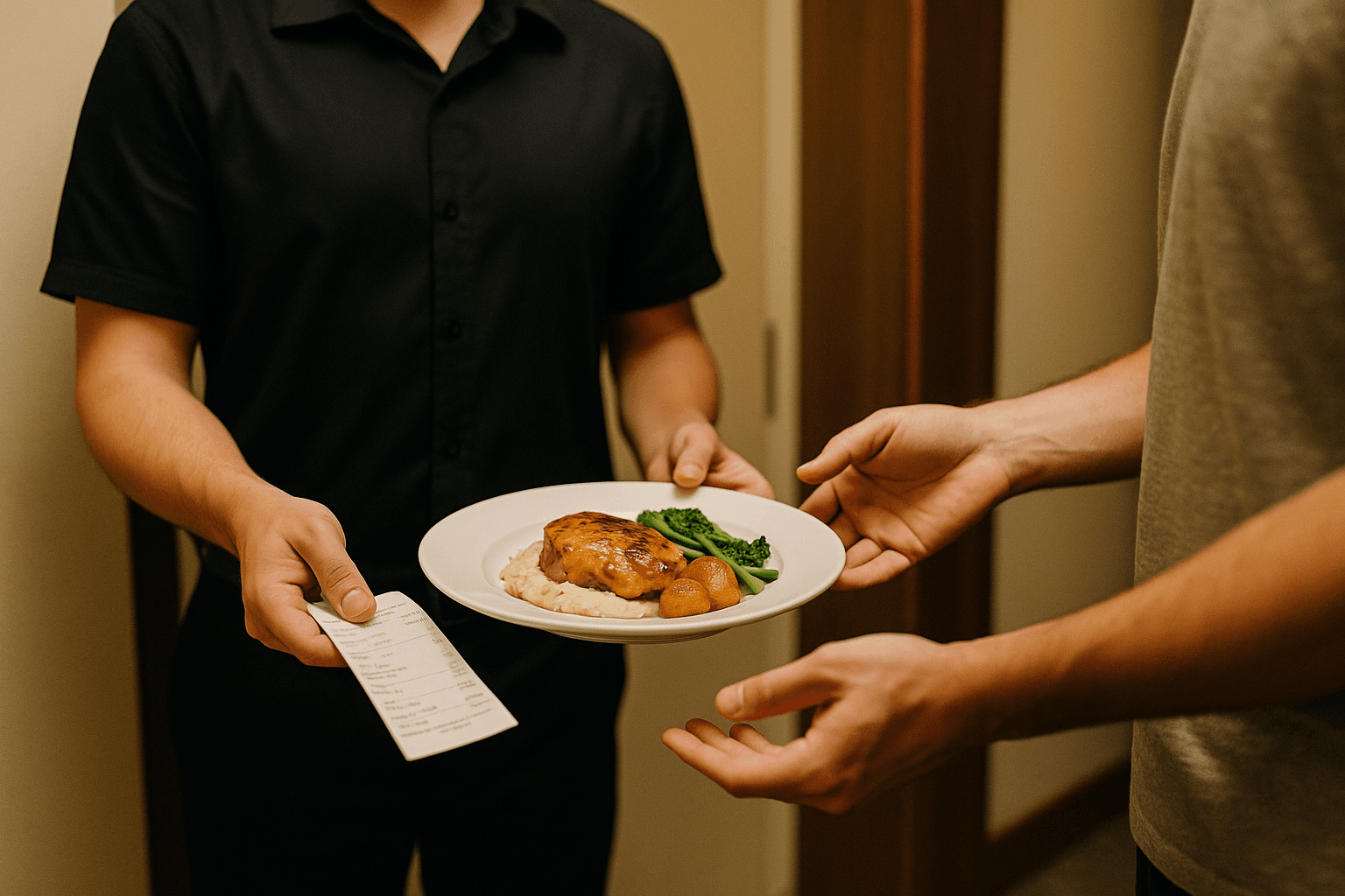 Staff Serves the Guest