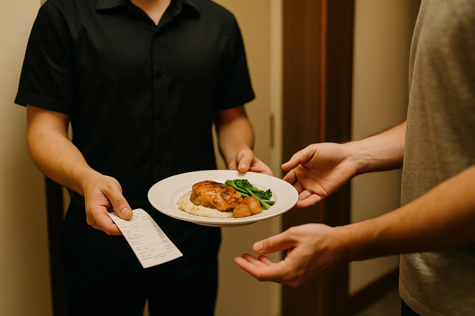 Staff Serves the Guest
